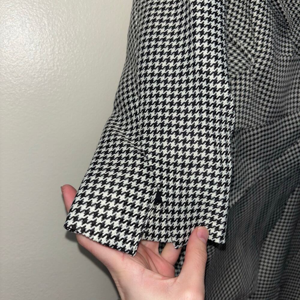 Jason Wu Houndstooth Tweed Blazer Dress – Size Medium Like New Game Day Dress - Picture 10 of 15